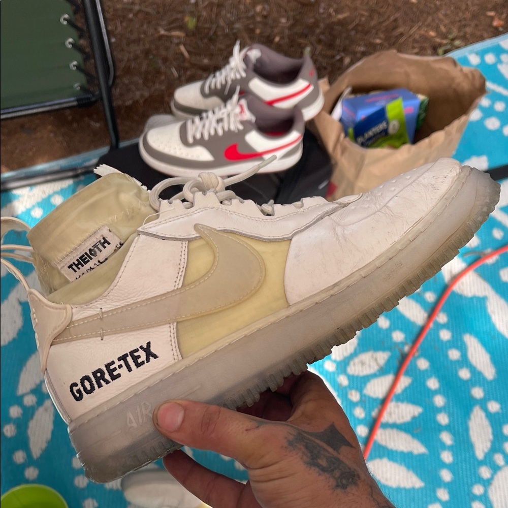 Nike Gore-Tex Cream and White High-Tops